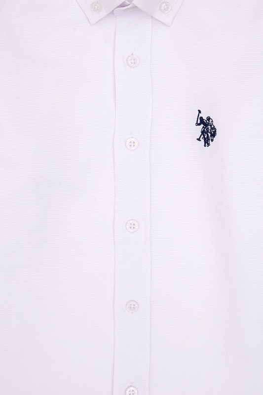 Рубашкаиз смесового хлопка для мальчиков - G083SZ0040E_METOKIDS25K Сорочка муж. детс. (VR013, 3_4)