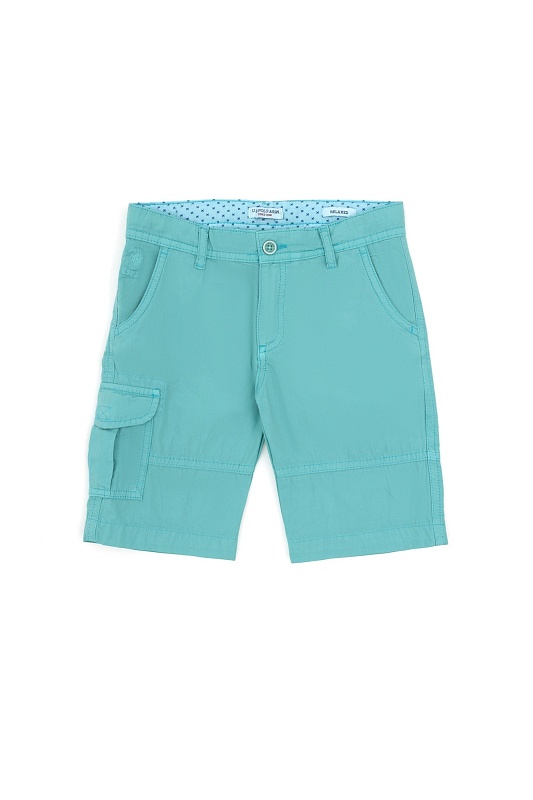 Шорты из хлопка для мальчиков - G083SZ0310PURVISKIDS Бермуды муж. детс. (VR090, 9_10)