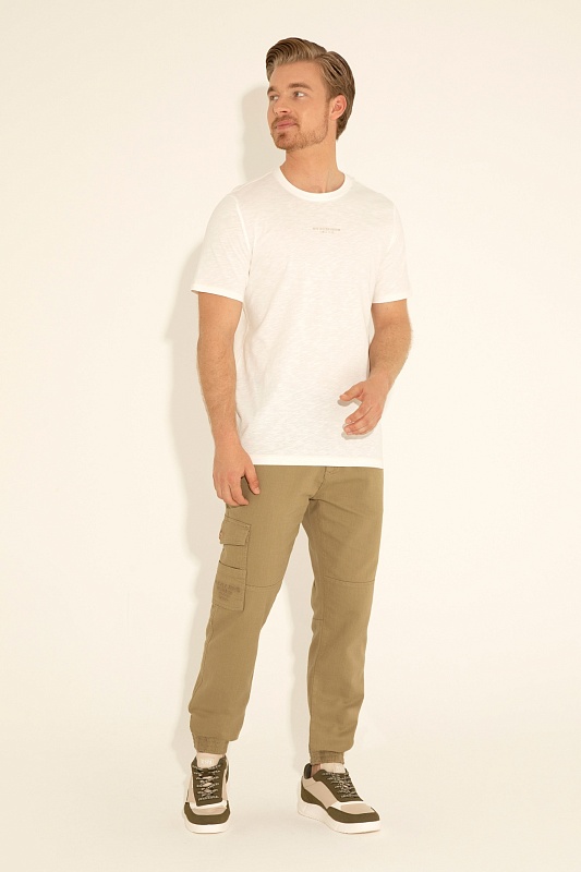Брюки джоггеры с добавлением льна - G081SZ0780JOGGER24Y Брюки муж. (VR027, 36, 32)