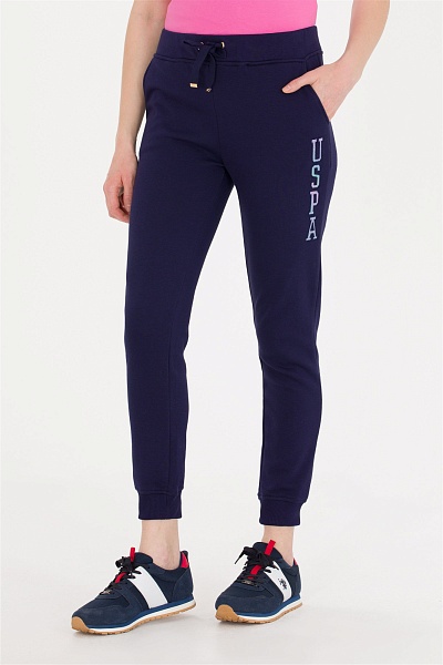 Спортивные брюки на манжетах зауженные - G082SZ0OP0PT0123 Брюки спорт. жен. (VR033, XS)
