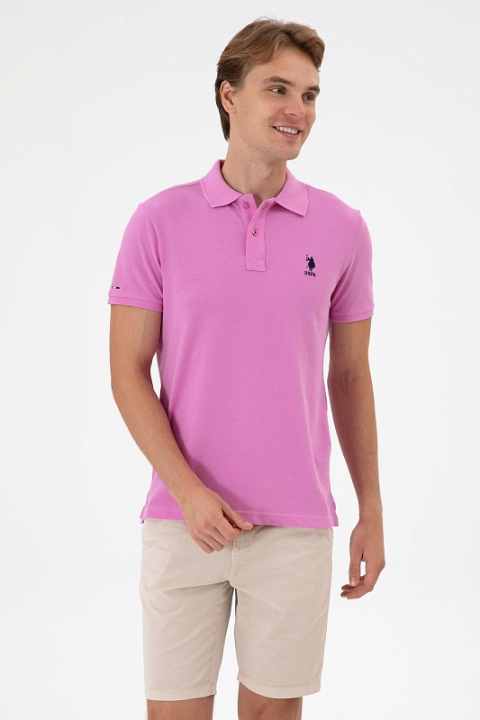 Футболка-поло из хлопка с логотипом - G081SZ0110TP04IY025 Футболка муж. (VR023, 2XL)