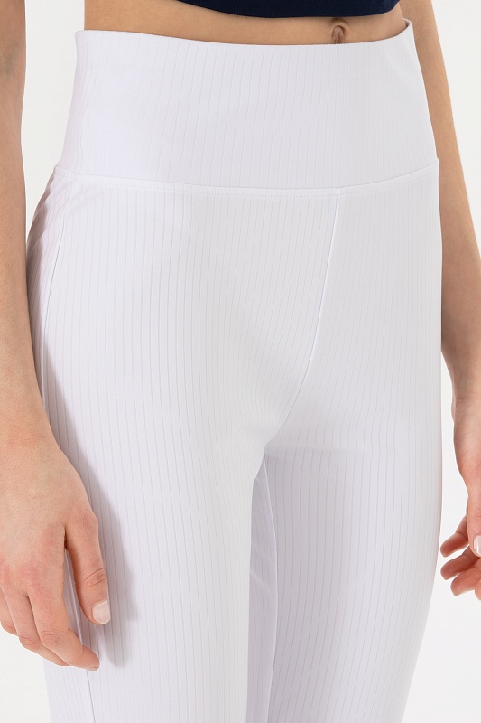 Спортивные брюки клешенные в рубчик - G082SZ0OP0S_SETENA Брюки спорт. жен. (VR013, L)