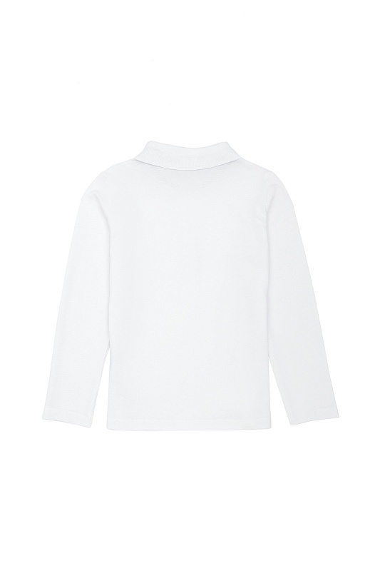 Поло с длинным рукавом из хлопка для девочек - G084SZ0820TP01-SK023 Толстовка жен. детс. (VR013, 3_4)
