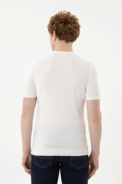 Футболка базовая трикотажная - G081SZ0TK0FORLA-IY24 Кофта муж. (VR019, XL)