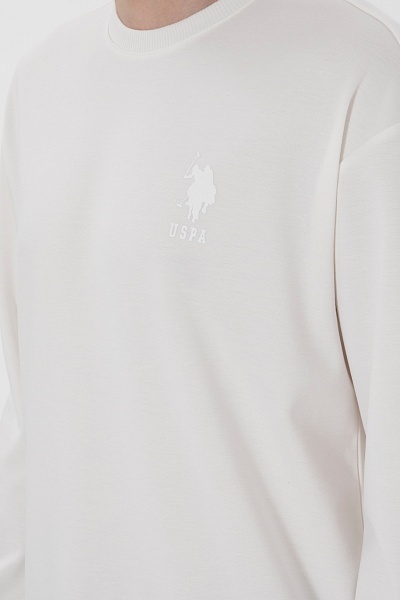 Свитшот с вискозой с логотипом - G081SZ0820ZUNA Толстовка муж. (VR184, 4XL)