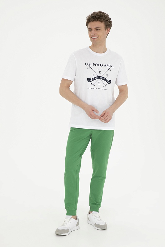 Спортивные брюки на манжетах - G081SZ0OP0BAMATAXIY024 Брюки спорт. муж. (VR054, XS)