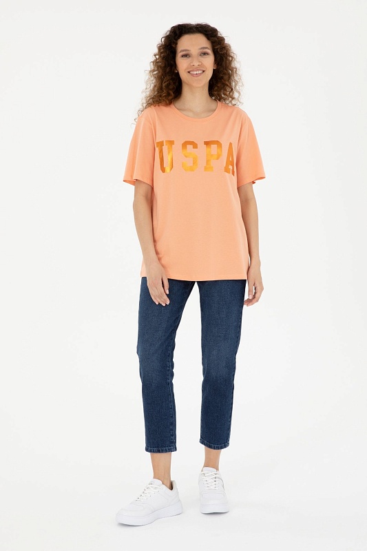 Футболка из хлопка с принтом свободная - G082SZ0110SEANIY24 Футболка жен. (VR047, M)