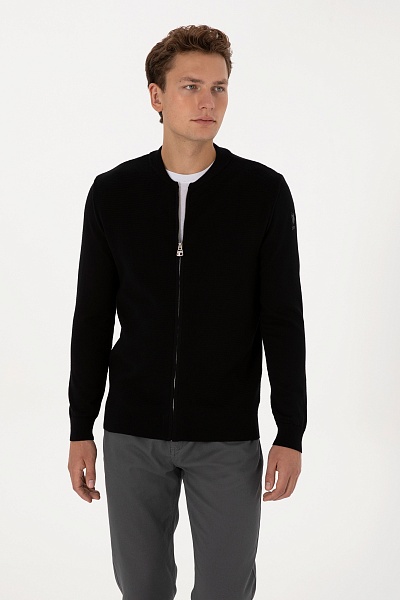Кардиган на молнии из хлопка - G081SZ0TH0BOMBER_BSK25 Кардиган муж. (VR046, XL)