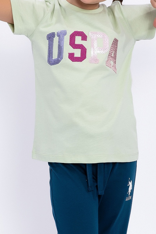 Пижама из хлопка с принтом для девочек - G084SZ0HF0US1040-G Костюм дом. жен. детс. (YESL, 10-11)