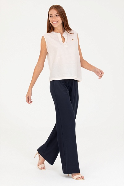 Брюки с защипами - G082SZ0780EX-AYLIS Брюки жен. (VR033, 42)