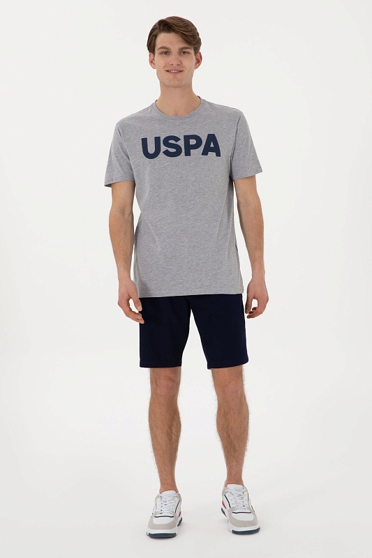 Футболка из хлопка с надписью - G081SZ0110GEARTIY025 Футболка муж. (VR086, XL)