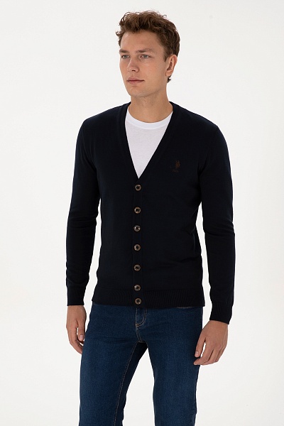 Кардиган на пуговицах из хлопка - G081SZ0TH0E_HENRICO25K Кардиган муж. (VR033, XS)