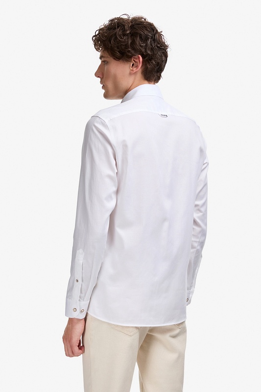 Рубашка из хлопка приталенная - G081SZ0040CEDCOLOR026Y Сорочка муж. (VR013, M)