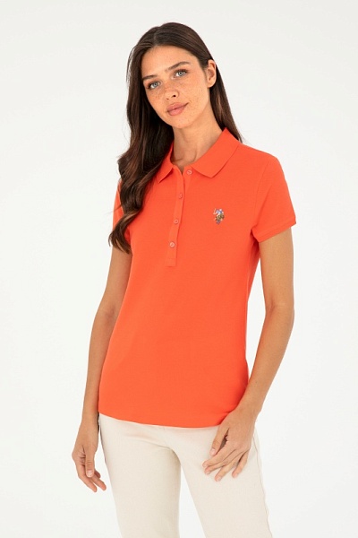 Футболка-поло хлопковая - G082SZ0110TP0124-CLR Футболка жен. (VR039, 2XS)