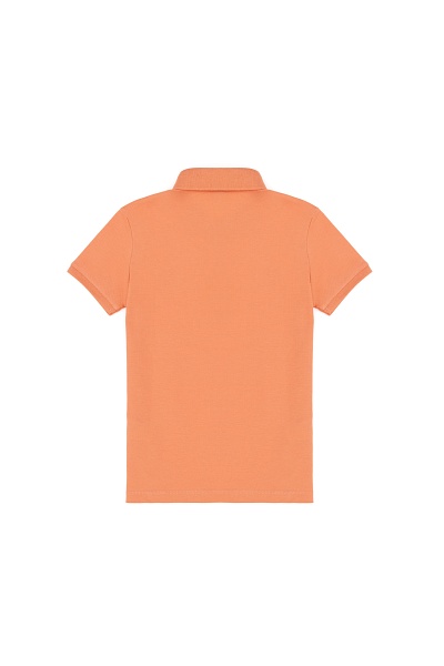 Футболка-поло из хлопка c принтом на планке для девочек - G084SZ0110TP01-IY024 Футболка жен. детс. (VR047, 4_5)