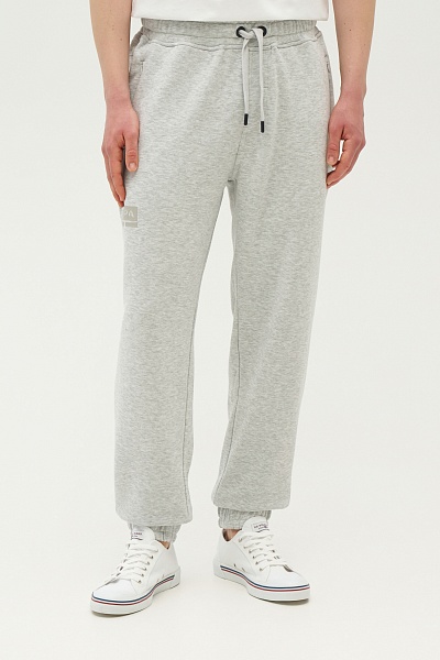 Спортивные брюки на манжетах - G081SZ0OP0NUTEL_R Брюки спорт. муж. (VR001, 2XL)