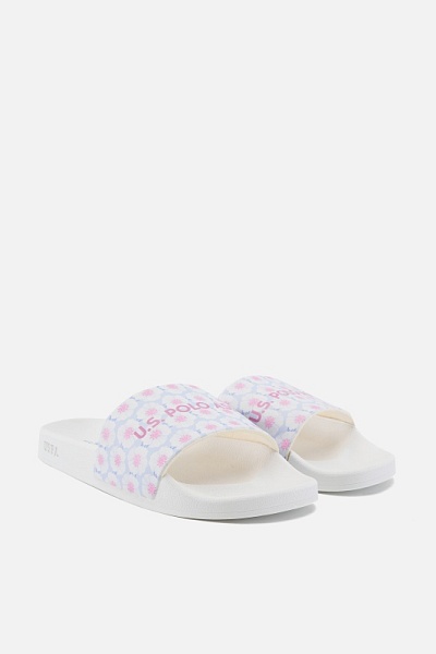 Шлепанцы с принтом - S082SZ0330Y24ERRA Обувь жен. (VR013, 39)