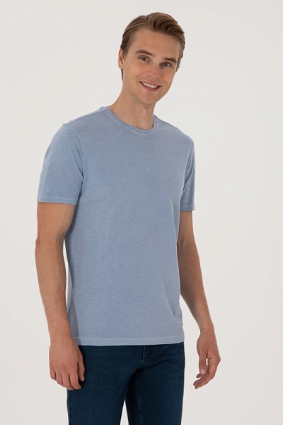 Футболка из хлопка - G081SZ0110TOYOIY025 Футболка муж. (VR036, S)