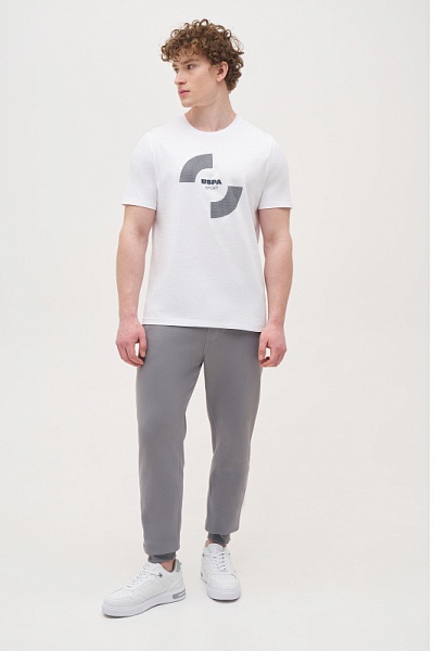 Спортивные брюки на манжетах - G081SZ0OP0ART_BAZAOP24K Брюки спорт. муж. (VR001, XS)