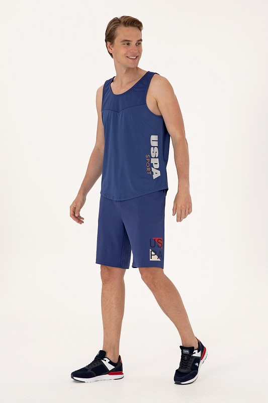 Спортивные шорты с логотипом - G081SZ0OS0PANKA Брюки спорт. муж. (VR059, XS)