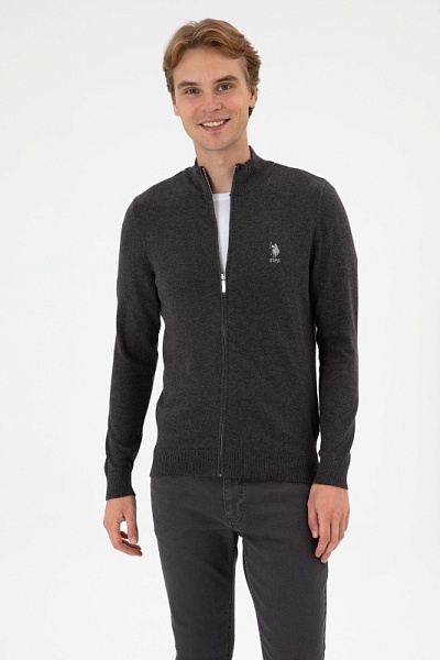 Кардиган из хлопка на молнии - G081SZ0TH0E_GENER25K Кардиган муж. (VR081, S)