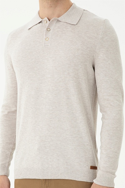 Поло с длинным рукавом трикотажное - G081SZ0TK0RAHAB-23K Кофта муж. (VR225, M)