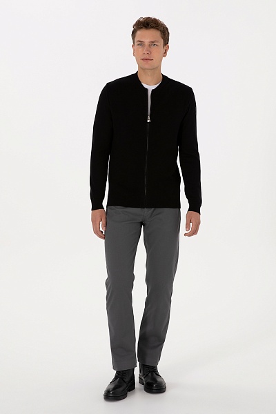 Кардиган на молнии из хлопка - G081SZ0TH0BOMBER_BSK25 Кардиган муж. (VR046, XL)