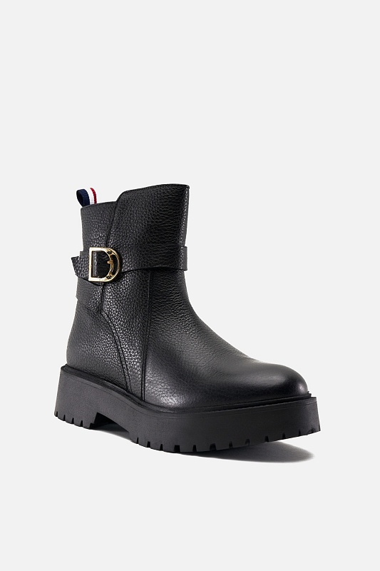 Ботинки кожаные на молнии - S082SZ0330K23UYSAR Обувь жен. (VR046, 40)