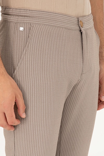 Брюки в полоску - G081SZ0780KANUP Брюки муж. (VR015, 38, 34)