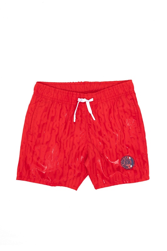 Шорты плавательные на кулиске с принтом для мальчиков - G083SZ0660HERMOS23YKIDS Шорты спорт. муж. детс. (VR030, 3_4)