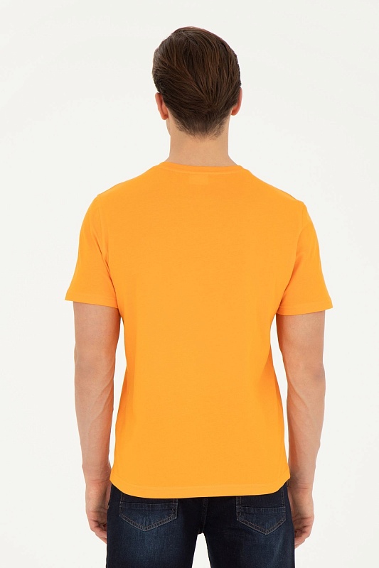 Футболка из хлопка с надписью - G081SZ0110MONRO Футболка муж. (VR051, XL)