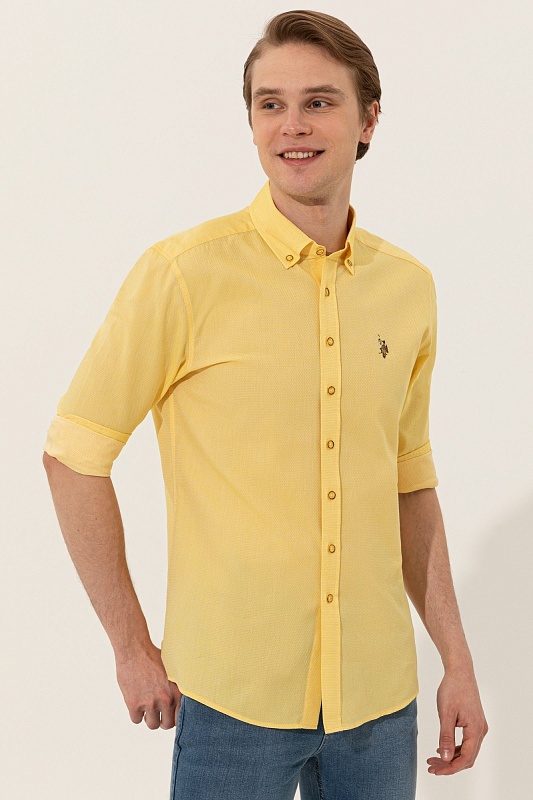 Рубашка из хлопка приталенная - G081SZ0040NOVAYA022Y Сорочка муж. (VR004, XL)