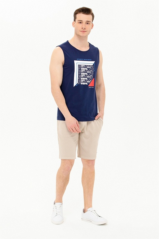 Шорты спортивные из хлопка фактурные - G081SZ0OS0FANOTO Брюки спорт. муж. (VR049, XL)