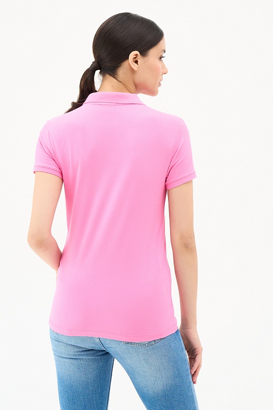 Футболка-поло из хлопка - G082SZ0110TP0123-CLR Футболка жен. (VR041, 2XS)