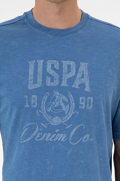 Футболка из хлопка с принтом - G081SZ0110D_FLAMY Футболка муж. (VR028, XL)