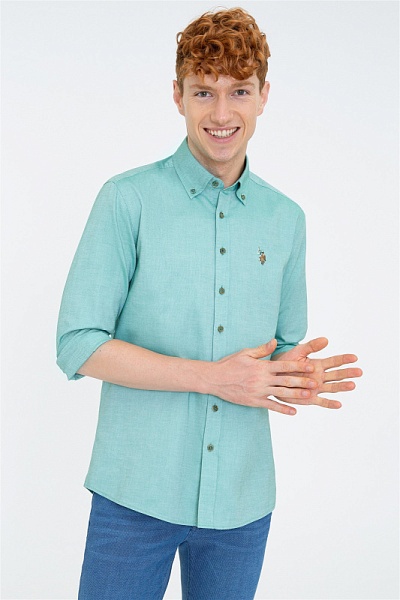 Рубашка классическая приталенная - G081SZ0040CEDCOLOR021K Сорочка муж. (VR054, XS)