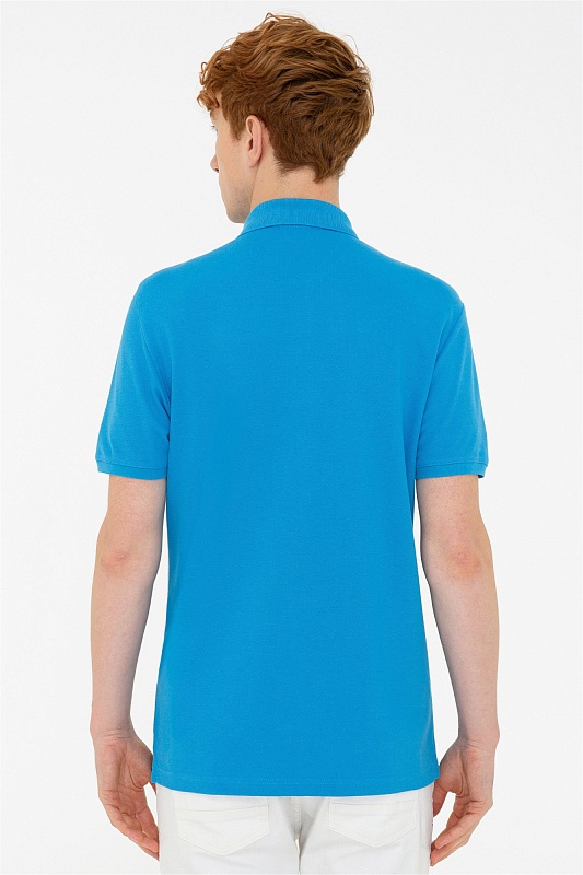 Футболка-поло из хлопка в стиле колор-блок - G081SZ0110TERUN Футболка муж. (VR077, XS)