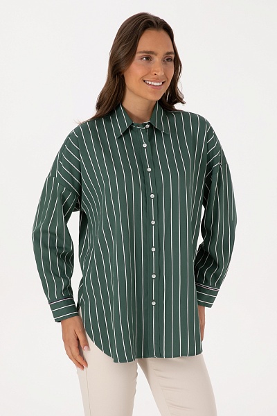 Рубашка из вискозы удлиненная - G082SZ0040GESP Сорочка жен. (VR079, 40)