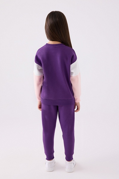 Свитшот и спортивные брюки для девочек - G084SZ0HF0US1973 Костюм дом. жен. детс. (VR038, 7/8)