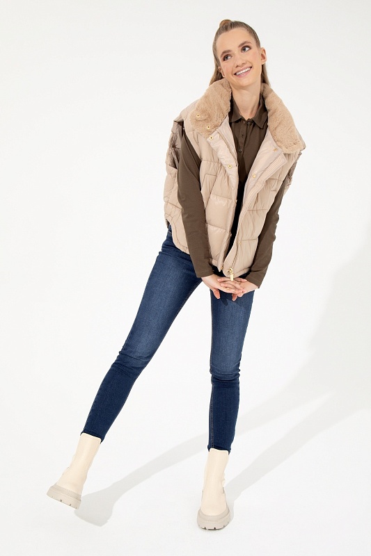 Жилет утепленный - G082SZ0100LANA24K Жилет жен. (VR049, 38)