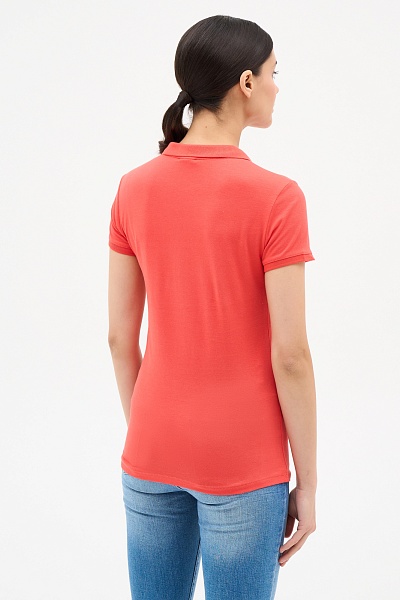 Футболка-поло из хлопка - G082SZ0110TP0123-CLR Футболка жен. (VR213, M)