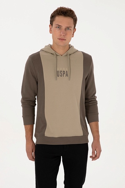 Худи с контрастными вставками - G081SZ0820E_ZYLEM Толстовка муж. (VR052, L)
