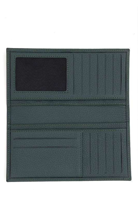 Кошелек из натуральной кожи с отделениями для карт - A081SZ0CD0K24AW015 Кошелек муж. (VR079)