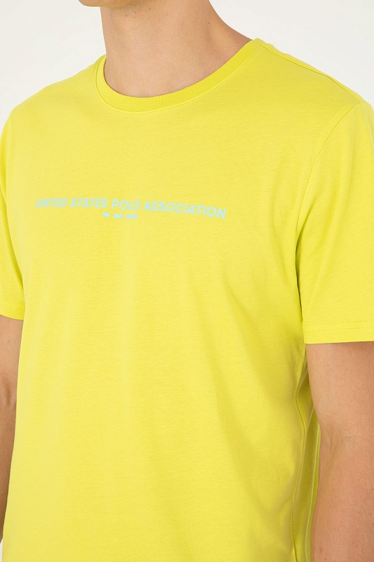 Футболка из хлопка с надписью - G081SZ0110MEKA Футболка муж. (VR087, XS)