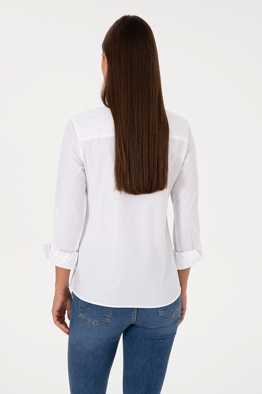Рубашка из хлопка приталенная - G082SZ0040CRISCOLOR025K Сорочка жен. (VR013, 36)