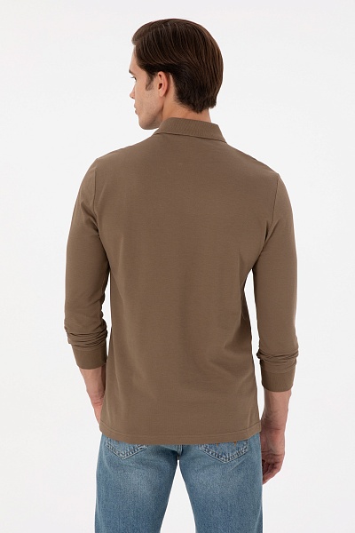 Поло с длинным рукавом трикотажное - G081SZ0820NILDO_E Толстовка муж. (VR027, XL)