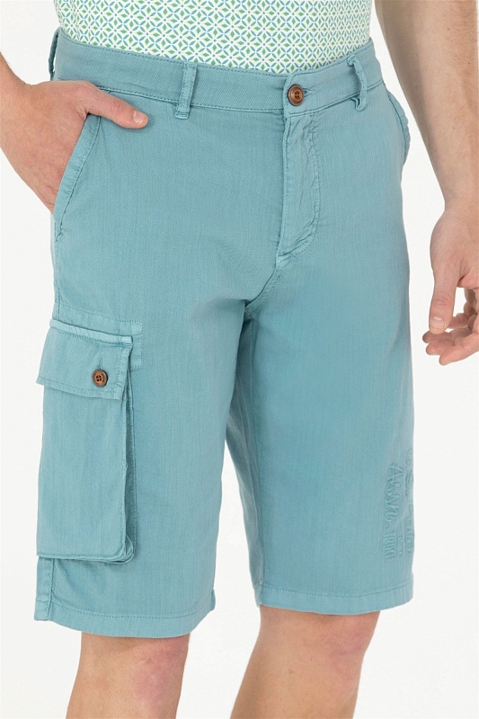Шорты карго из хлопка прямые - G081SZ0310ASKAR Бермуды муж. (VR152, 28)