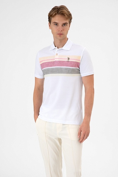 Футболка-поло из хлопка - G081GL0110PARIN Футболка муж. (VR052, XL)