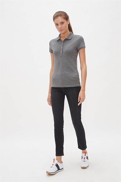 Футболка-поло из хлопка - G082SZ0110TP01SK020-011-R Футболка жен. (VR081, XS)