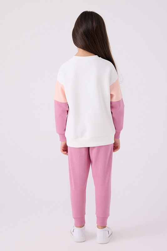 Свитшот и спортивные брюки для девочек - G084SZ0HF0US1973 Костюм дом. жен. детс. (VR071, 7_8)